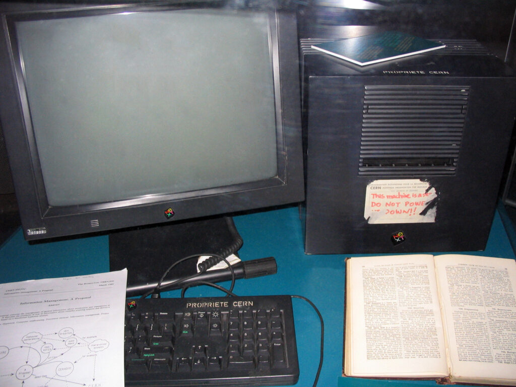 första webserven, Tims dator