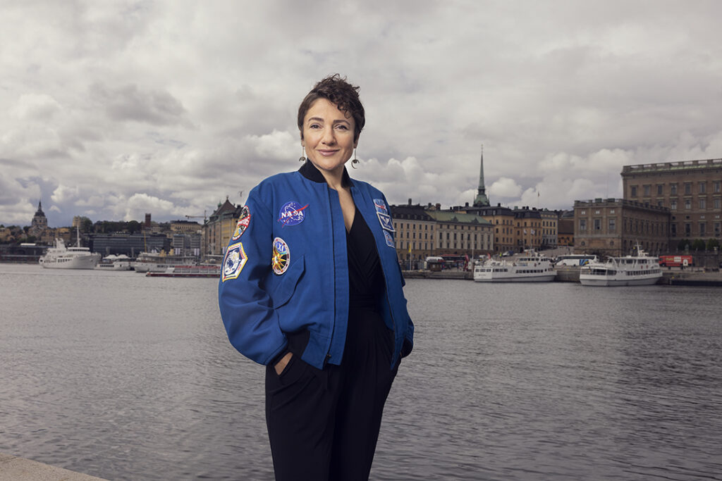 Astronauten Jessica Meir har svenskt och israeliskt påbrå men är född i USA.