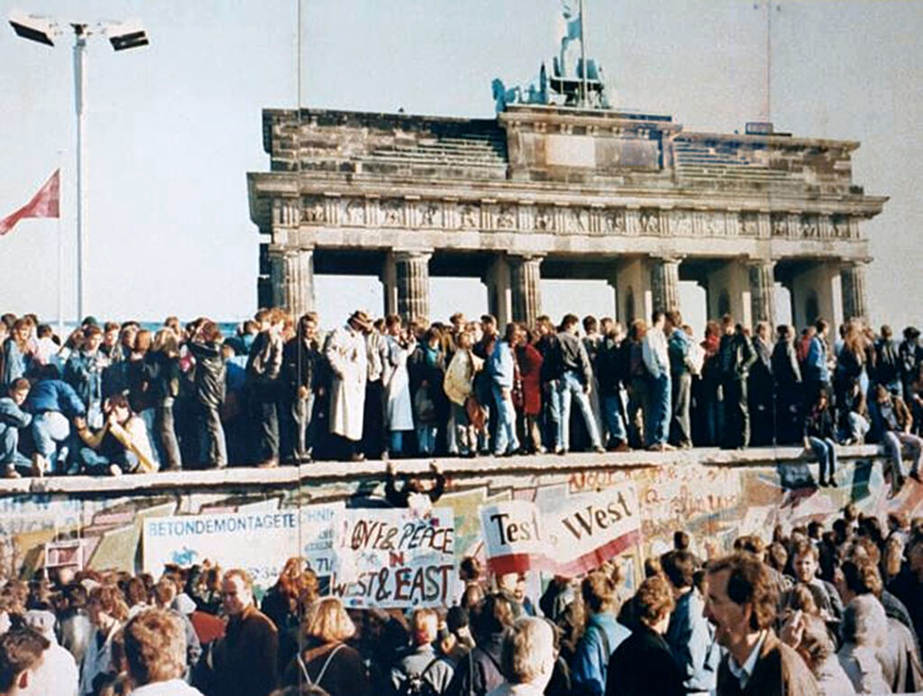 Rivningen av berlinmuren 1989