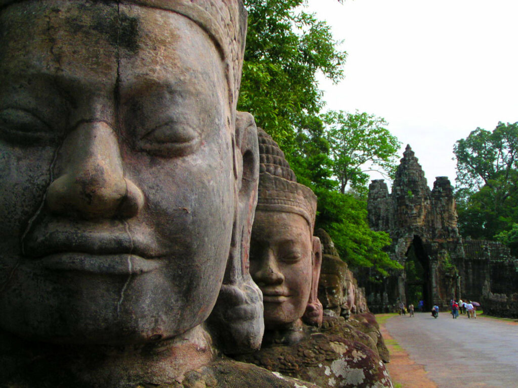 Skulpturer i Angkor Wat