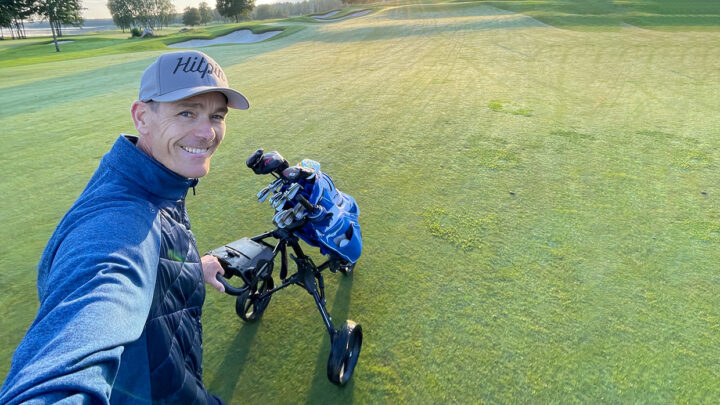 Johan Ronnestam på golfbanan