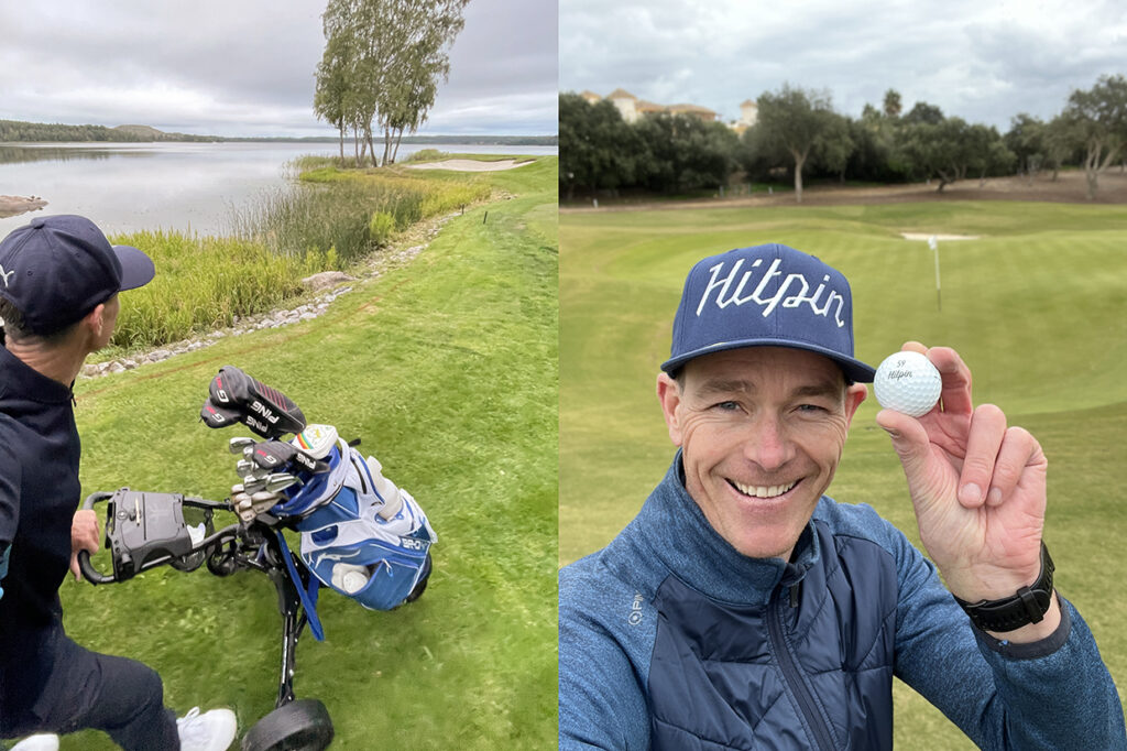 Johan Ronnestam på golfbanan