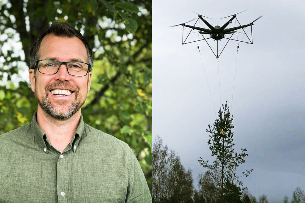 Olle Gedin, VD för Air Forestry. 