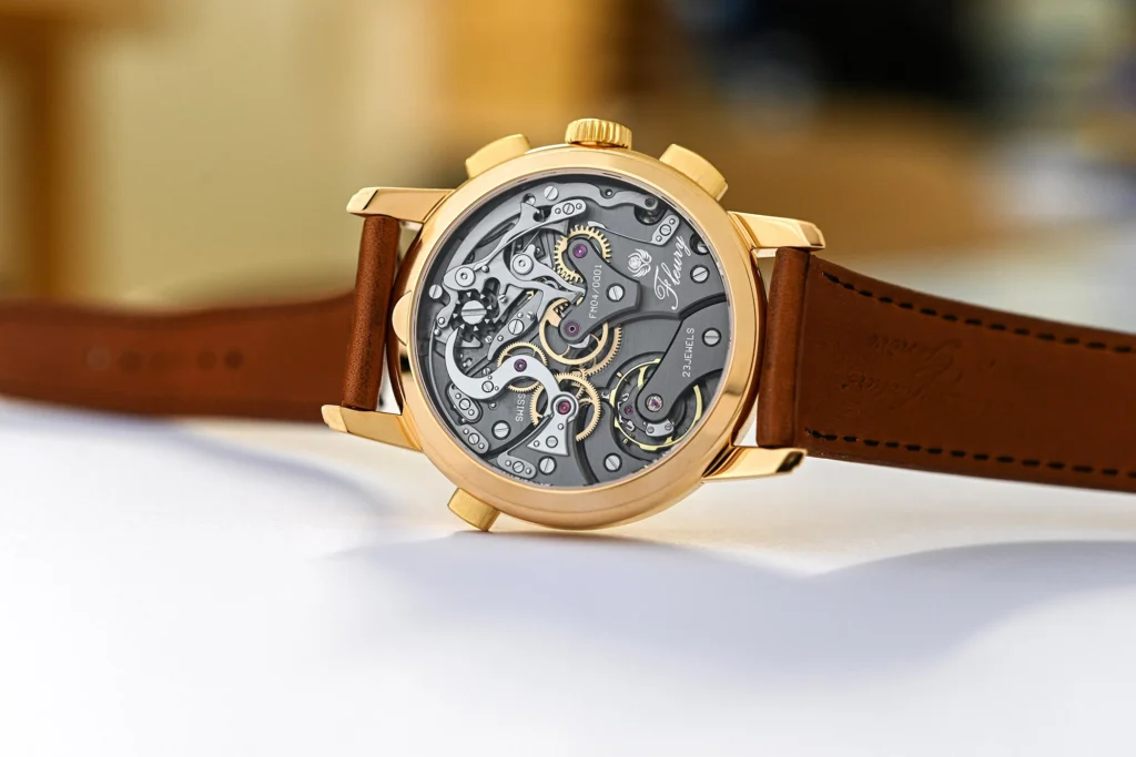 Manufacture-Fleury-Chronographe-FXR-4-recreation-lemania-2310-chronograph-movement-13