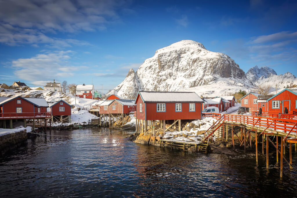 Hus vid Nusfjord