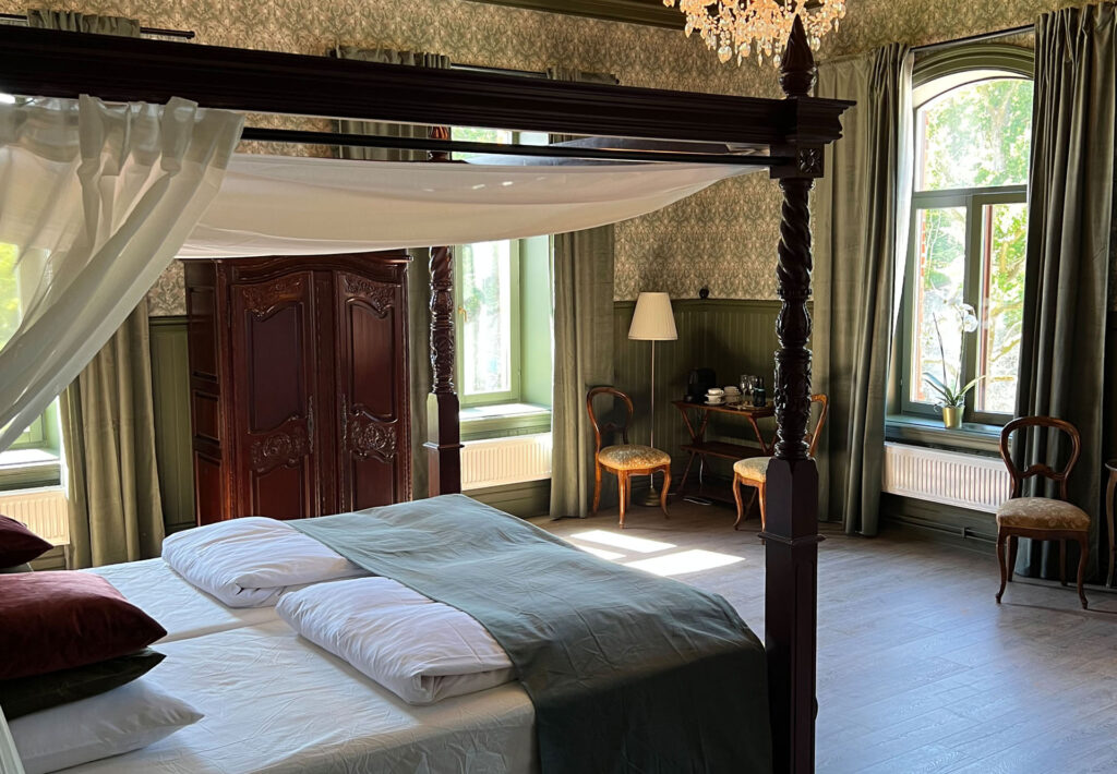 sovrum på Torreby slott