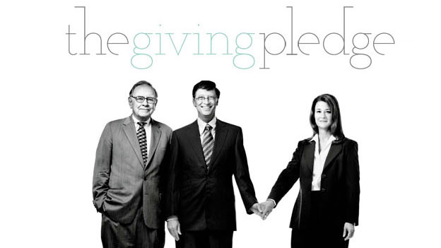 The Giving Pledge. Warren Buffet, Bill och Melinda Gates