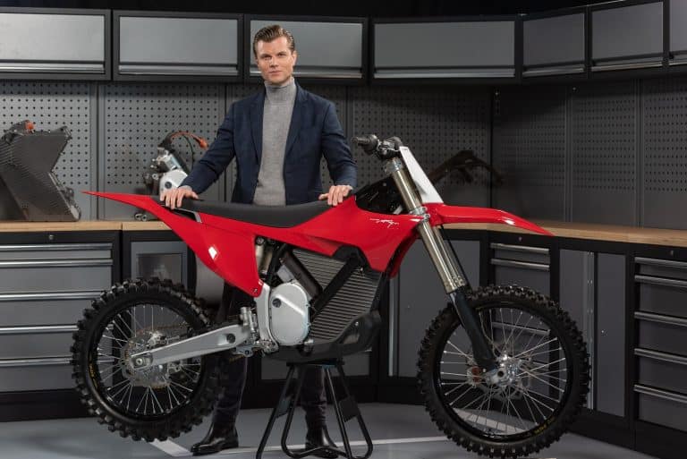 Anton Wass, vd Stark. Motorcykeln Varg