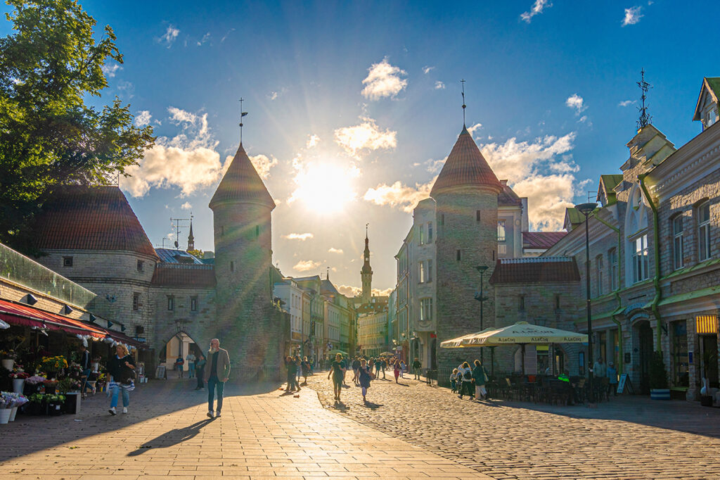 Natursköna vyer över Tallinn