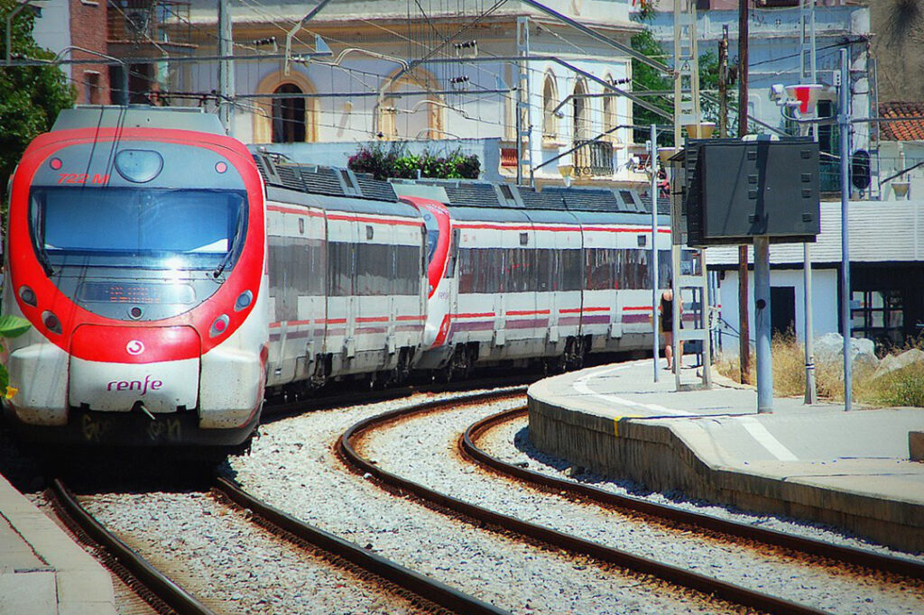Tåg i spanien