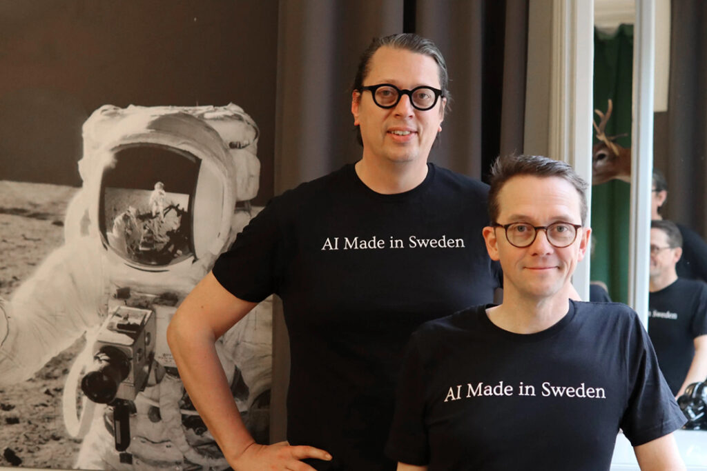 Christian Landgren teknikchef (till vänster) och Andreas Lundmark