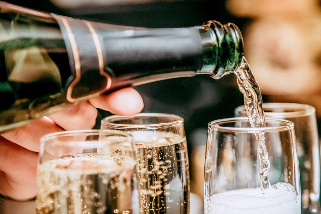 Glas champagne