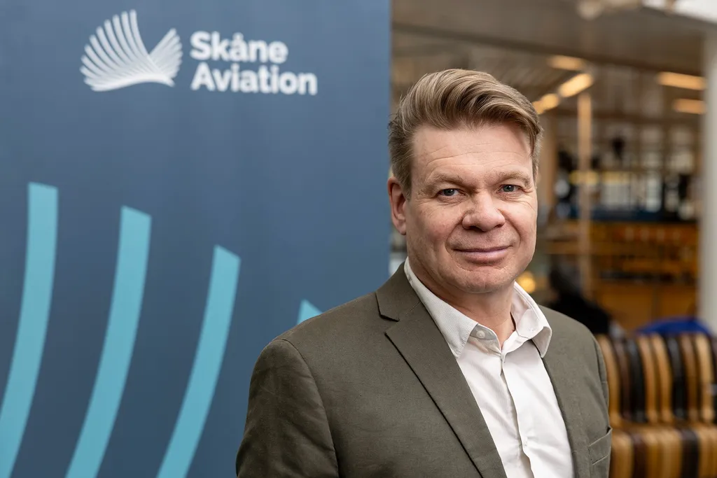 Jens Harrysson, kommersiell chef på Skåne Aviation.