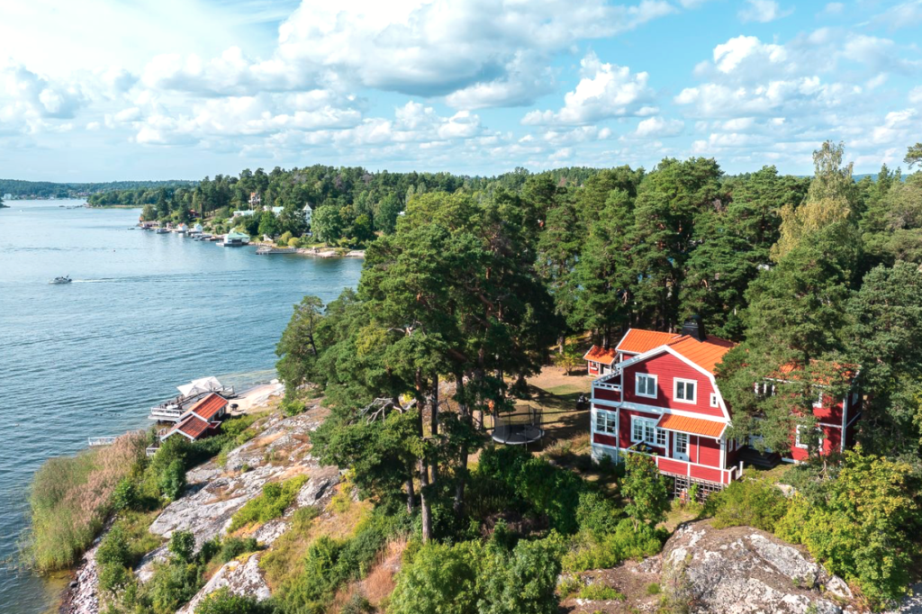 Villaskarpo från ovan